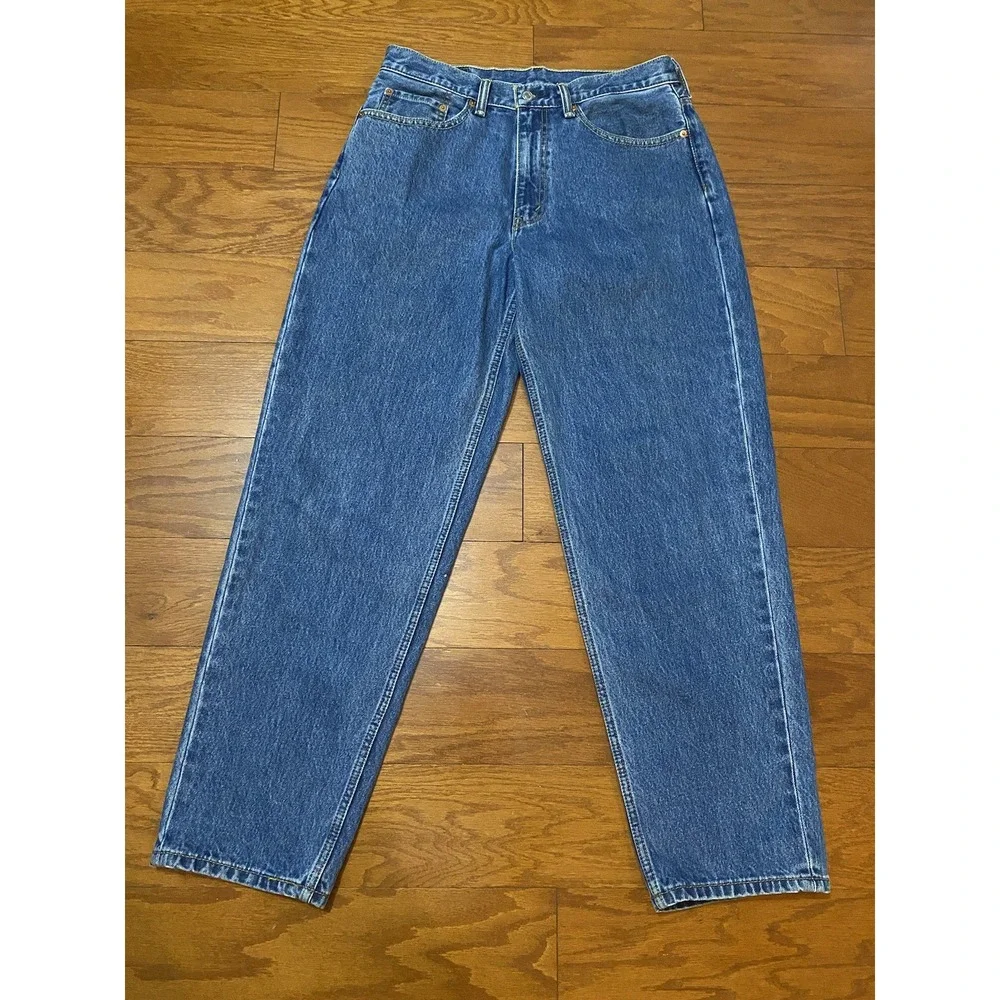 Levis 560 Jeans 33x32 Men Blue Denim Baggy Relaxed Comfort Fit